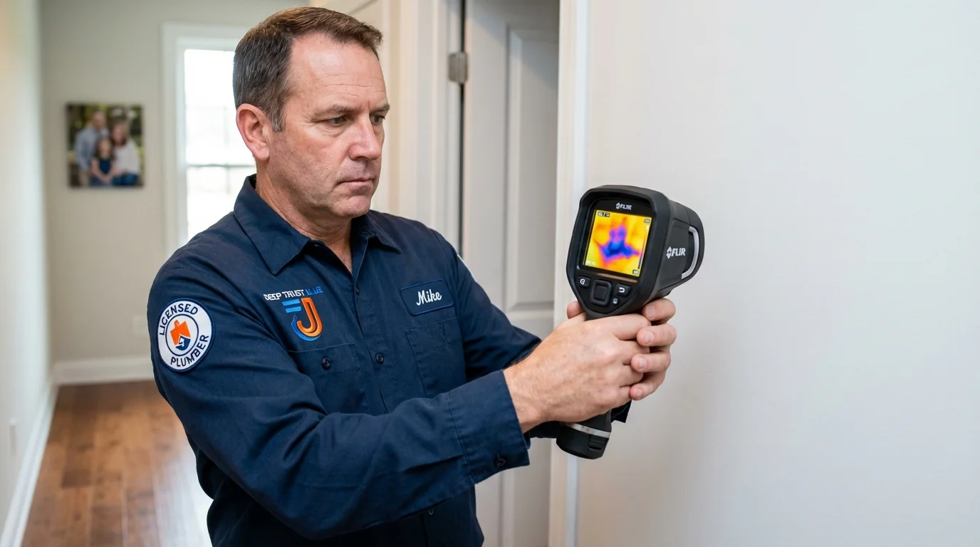 Thermal imaging leak detection by Johns Plumbing LLC in Soperton